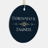 Milieuingenieur decoratieve lijn keramisch ornament (Rechts)