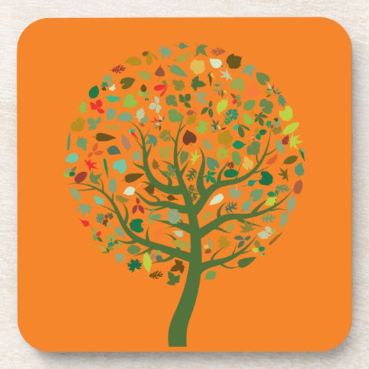 Milieumilieu van de Greenie-boom Bier Onderzetter (Voorkant)