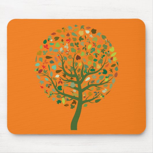 Milieuplaneet van de groenboom muismat (Voorkant)