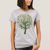 Milieuplaneet van de groenboom t-shirt (Voorkant)