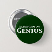 Milieurecht Genius Gifts Ronde Button 5,7 Cm (Voorkant /achterkant)