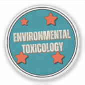 milieutoxicologie sticker (Voorkant)