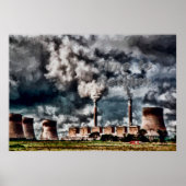 Milieuverontreiniging Poster (Voorkant)