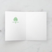 Milieuvriendelijk, aartsvriendelijk, liefdesbomen kaart (Binnen)