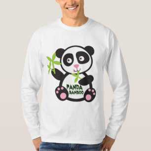 Milieuvriendelijk bamboe panda T-shirt