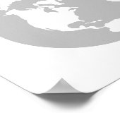 Milieuvriendelijk: beperk uw milieu-impact poster (Hoek)