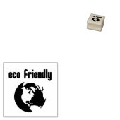 Milieuvriendelijk: beperk uw milieu-impact rubberstempel (Gestempeld)