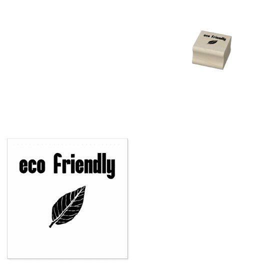 Milieuvriendelijk: bewuste consument, groen initia rubberstempel (Gestempeld)