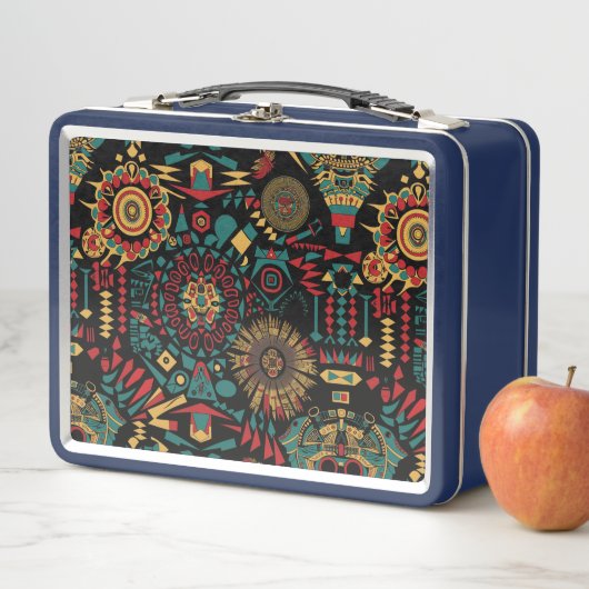 Milieuvriendelijk cyaan "Heritage-Inspired Pattern (In situ)