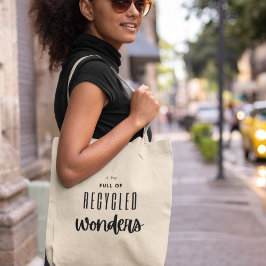 Milieuvriendelijk Duurzaam Recyclen Modern Stijlvo Tote Bag
