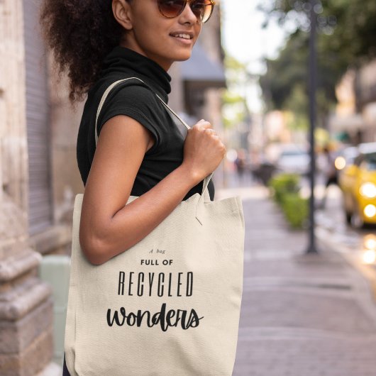 Milieuvriendelijk Duurzaam Recyclen Modern Stijlvo Tote Bag