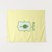 Milieuvriendelijk, groenblijvend ontwerp wandkleed (Voorkant (horizontaal))