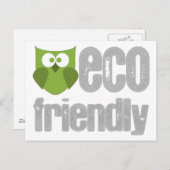 Milieuvriendelijk ontwerp! briefkaart (Voorkant / Achterkant)