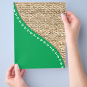 Milieuvriendelijk ontwerp flyer (Hand)