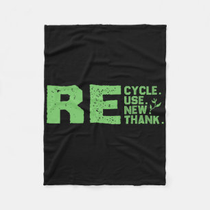Milieuvriendelijk ontwerp Recyclen Fleece Deken