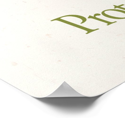 milieuvriendelijk poster (Hoek)