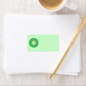 Milieuvriendelijk product Sticker adreslabel (Insitu)