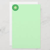 Milieuvriendelijk product — Sticker Stationery Briefpapier (Voorkant / Achterkant)