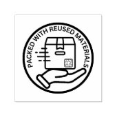 Milieuvriendelijk VERPAKT MET HERGEBRUIKTE MATERIA Zelfinktende Stempel (Design)