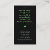 Milieuvriendelijk Visitekaartje (Achterkant)