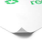 Milieuvriendelijke aarddag poster (Hoek)