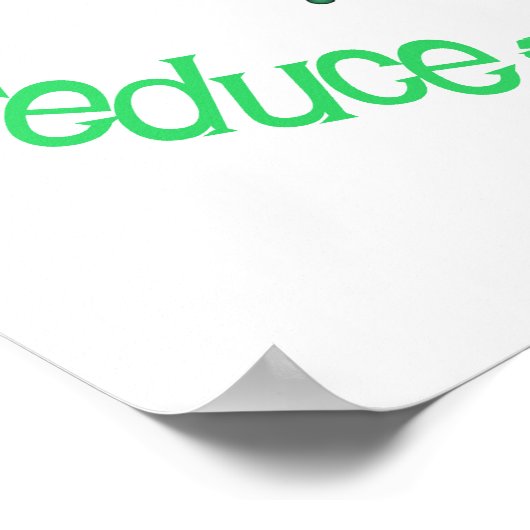 Milieuvriendelijke aarddag poster (Hoek)