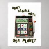 Milieuvriendelijke aarddag poster (Voorkant)