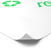 Milieuvriendelijke aarddag poster (Hoek)