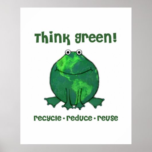 Milieuvriendelijke aarddag poster (Voorkant)