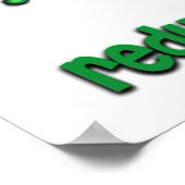 Milieuvriendelijke aarddag poster (Hoek)