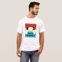 Milieuvriendelijke educatieve poster | Student mot T-shirt