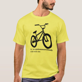 milieuvriendelijke fiets t-shirt