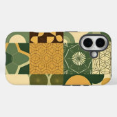 Milieuvriendelijke geometrische patronen Case-Mate iPhone case (Achterkant (horizontaal))