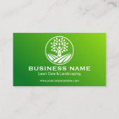Milieuvriendelijke Green Gradient Landscaping Serv Visitekaartje (Voorkant)