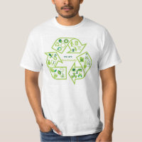 Milieuvriendelijke groene T-shirt