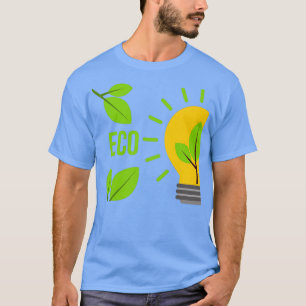 Milieuvriendelijke hernieuwbare energie groene ele t-shirt