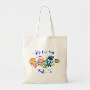 Milieuvriendelijke Keep Zeeen Plastic Free Herbrui Tote Bag