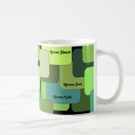 Milieuvriendelijke Motivatie Abstract Koffiemok
