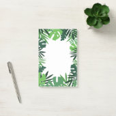 Milieuvriendelijke palmbladeren, tropisch ontwerp post-it® notes (Kantoor)