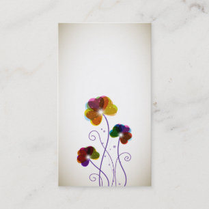 Milieuvriendelijke sjabloon voor visitekaartjes