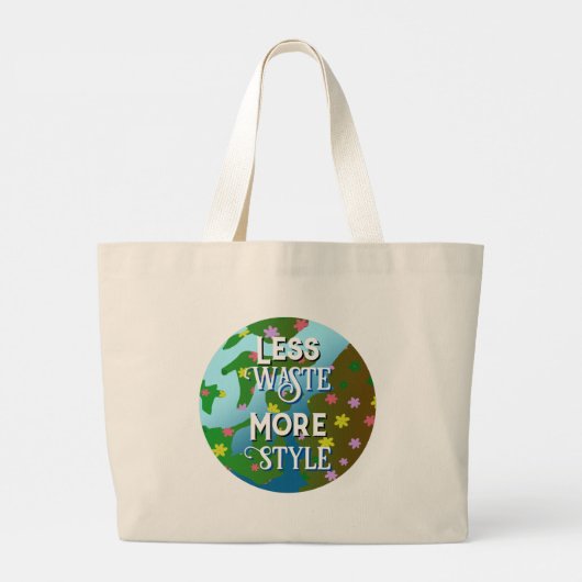 Milieuvriendelijke stijlvolle Canvas tas (Achterkant)