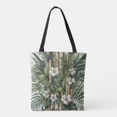 Milieuvriendelijke tuinen en gebouwen in harmonie tote bag (Achterkant)