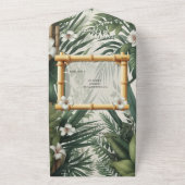 Milieuvriendelijke tuinen en gebouwen in Harmony All In One Uitnodiging (Buitenkant)