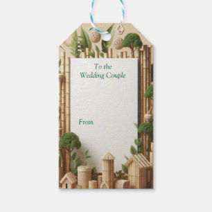 Milieuvriendelijke tuinen en gebouwen in Harmony Cadeaulabel