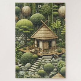 Milieuvriendelijke tuinen en gebouwen in Harmony Legpuzzel