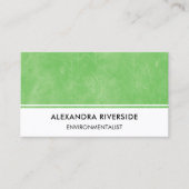 Milieuwetenschapper Ecologist Ecologie Groen Visitekaartje (Voorkant)