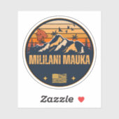 Mililani Mauka, Hawaï Sticker (Vel)