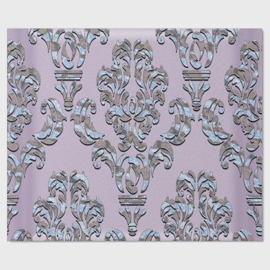Miliscent Pardiggle Damask Cadeaupapier (Vlak)