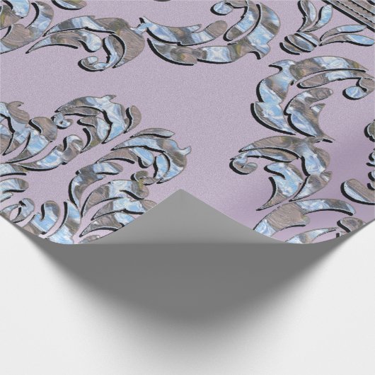 Miliscent Pardiggle Damask Cadeaupapier (Hoek)