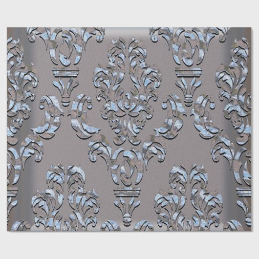 Miliscent Shadow Damask Cadeaupapier (Vlak)